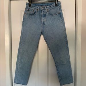 Levi’s 501 button fly jeans